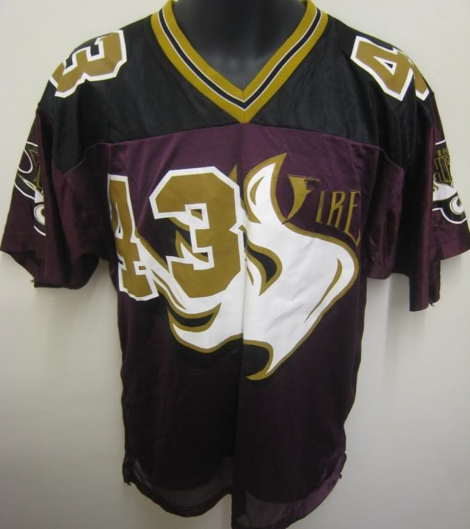 Rare Rhein Fire German American Football Jersey NFL Europe Shirt Trikot