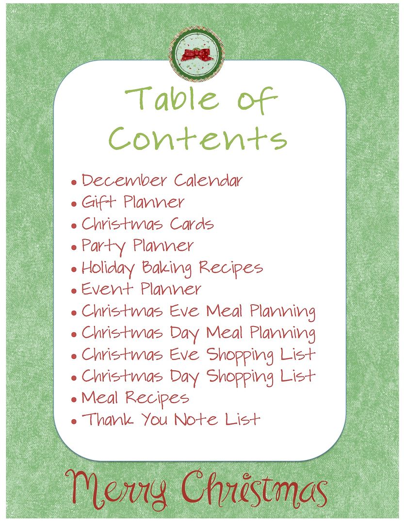 Holiday Planning Guide from Palmettos and Pigtails: Free printables to keep you organized!
