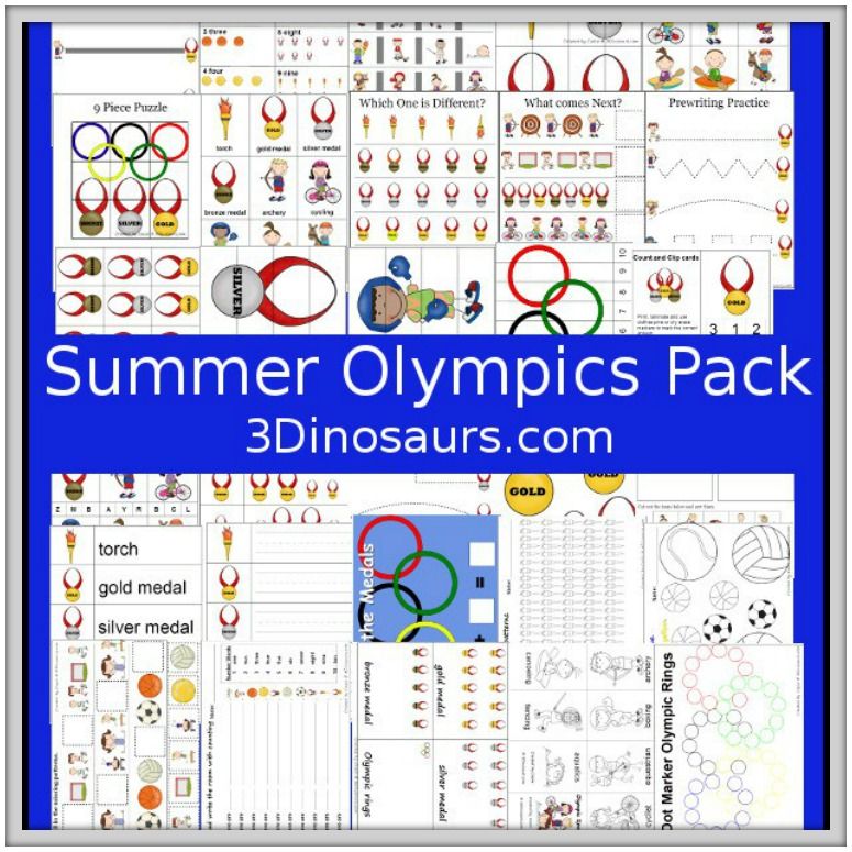 Summer Olympic Crafts, Snacks and Activities to do with your kids!