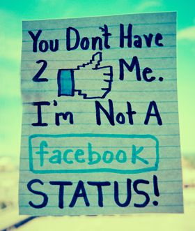 quotes about Facebook Status