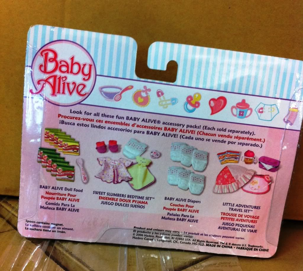 BRAND NEW AND UNOPENED BABY ALIVE FOOD ACCESSORY 10 PACK WITH SPOON eBay