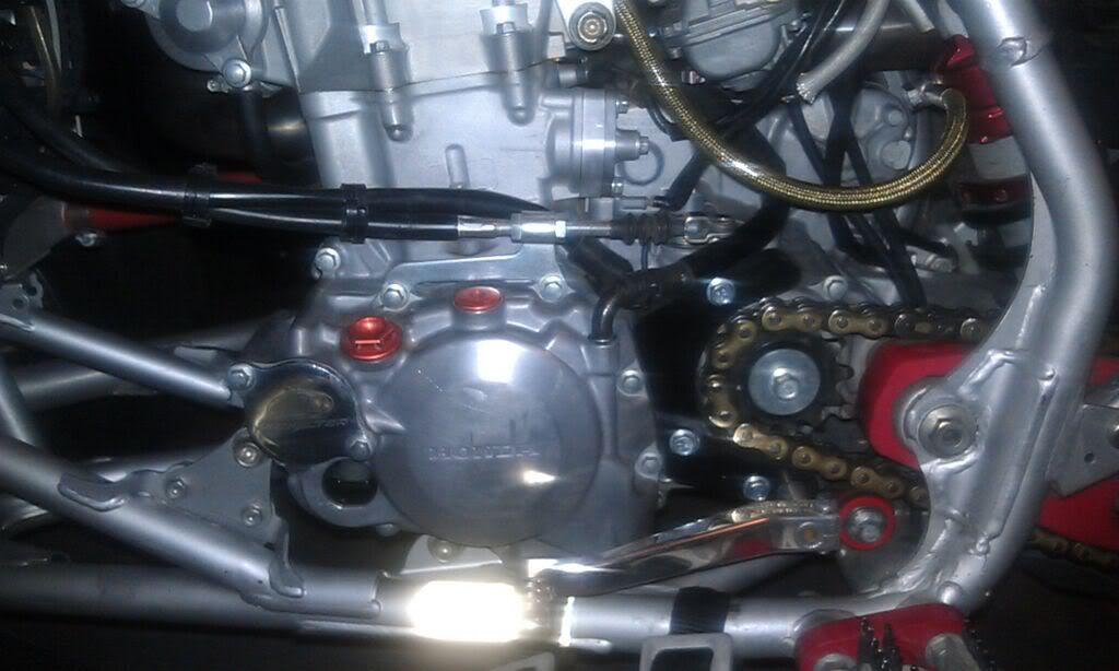 Pictures of your UPP case saver mounted? Honda TRX 450R