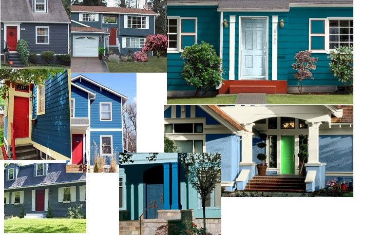 Dark blue house images Dark blue house images