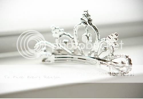   Crystal Rhinestone Lovely Sweet Crown Hairpin Hair Pin Girl  