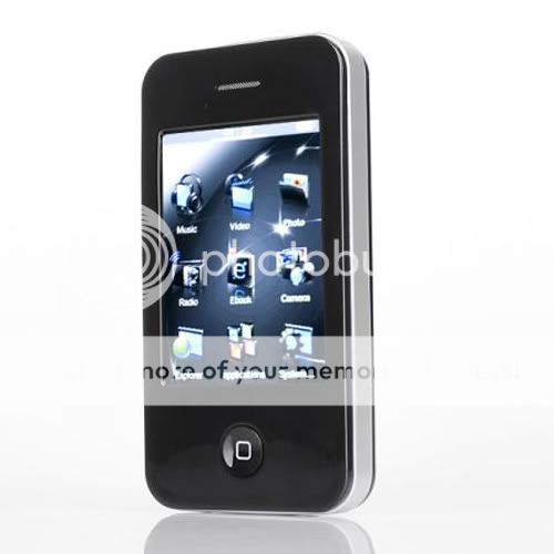 4GB 4G Touch Screen  Mp4 MP5 Player 1.3M Camera  