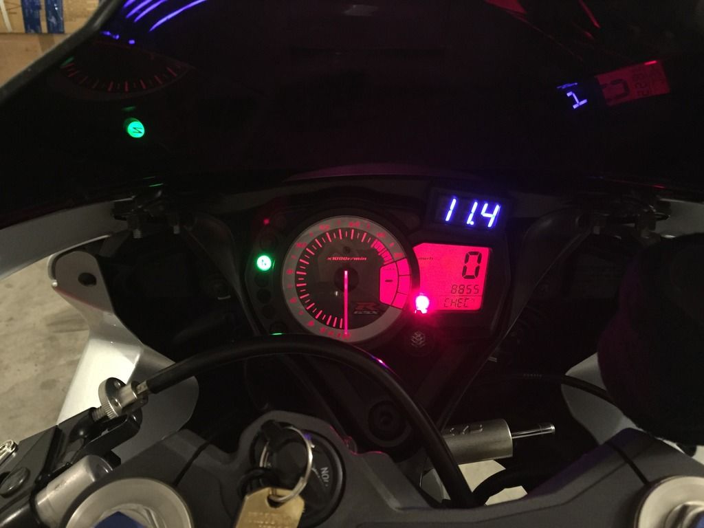 K8 Digital Dash Voltmeter Install - Rectifier