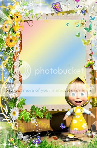  Frames for Photo - Bright Colors 1PSD 1PNG 